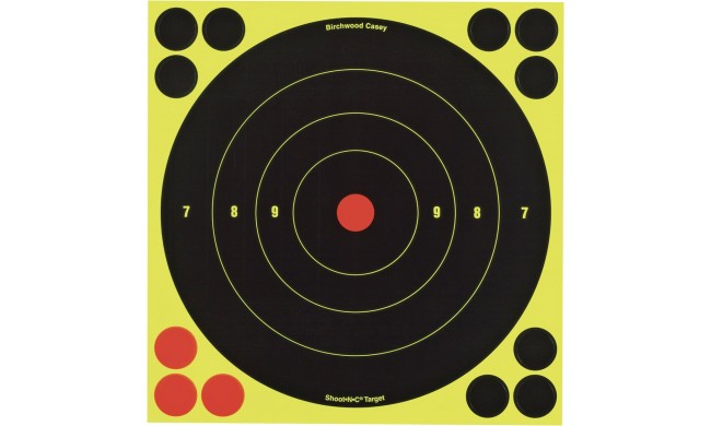 5 CIBLES AUTOCOLLANTES 8" IMPACT FLUO BIRCHWOOD CASEY