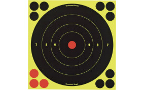 5 CIBLES AUTOCOLLANTES 8" IMPACT FLUO BIRCHWOOD CASEY