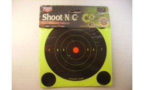 12 CIBLES AUTOCOLLANTES 6" IMPACT FLUO