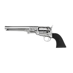 REVOLVER PIETTA 1851 NAVY NICKELE GRAVE CAL 44