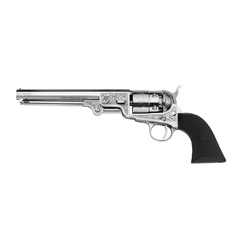 REVOLVER PIETTA 1851 NAVY NICKELE GRAVE CAL 44
