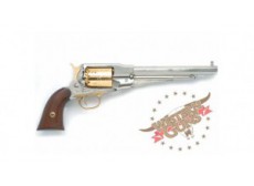 REVOLVER PIETTA 1858 REMINGTON NICKELE GRAVE DE LUXE CALIBRE 44