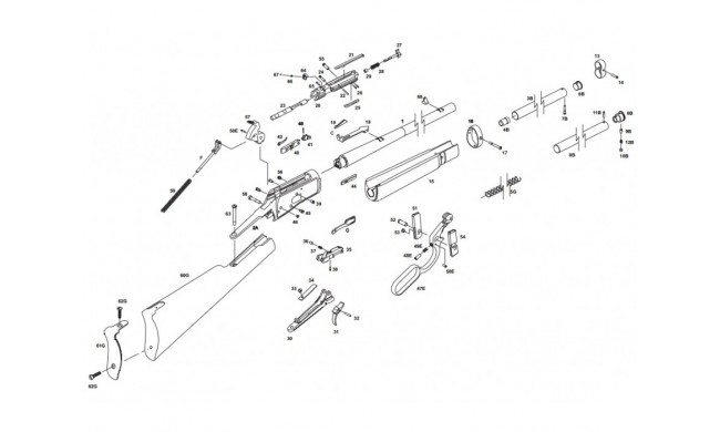 EJECTEUR PUMA ROSSI 44MAG