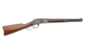 B - CARABINE UBERTI 1873 TRAPPER 16 1/8" CAL 44/40
