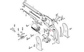 ARRETOIR DE BARILLET INOX PIETTA REMINGTON 1858