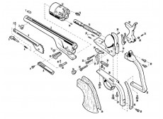 VIS DE PONTET INOX PIETTA COLT 1851/1860