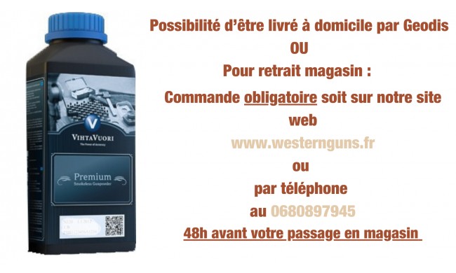 POUDRE DE RECHARGEMENT VIHTAVUORI N133