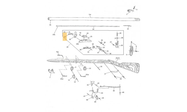 RESSORT DE BATTERIE 1777 / AN IX PEDERSOLI 800003704