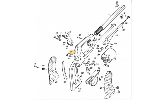 VIS DE DETENTE 1858 UBERTI