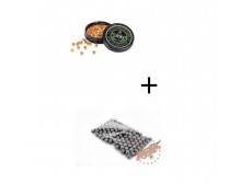PACK 100 BALLES RONDES 454 + 100 AMORCES POUDRE NOIRE