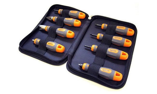 SET DE 8 OUTILS LYMAN POUR LES DOUILLES REF 7810212