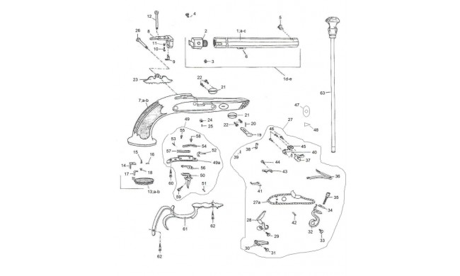 CANON LE PAGE PEDERSOLI CALIBRE 45 LISSE REF 0800002543