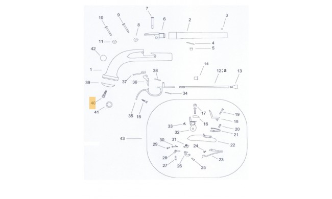 VIS DE CALOTTE MAMELOUK PEDERSOLI REF M70SPC6118